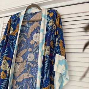 XIX-PALMS x TRIBAL Tropical Robe Womens S/M